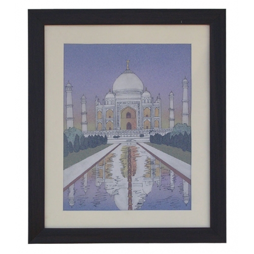 Gemstone Painting Taj Mahal