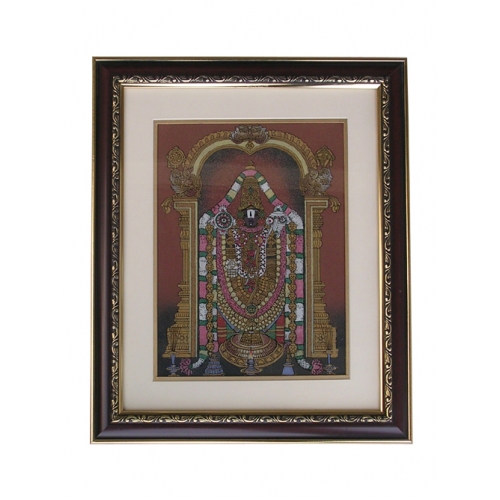 Gemstone Painting Tirupati Ji