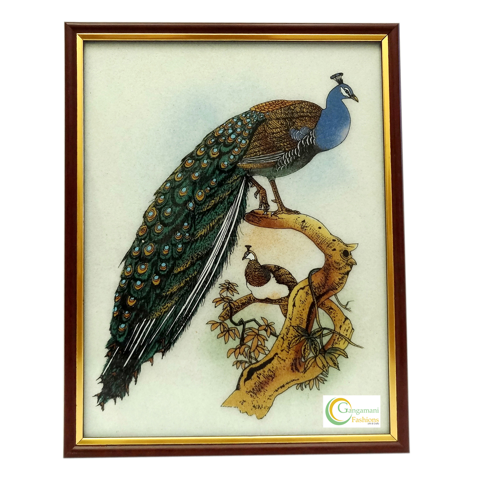 Gemstone Painting Peacock
